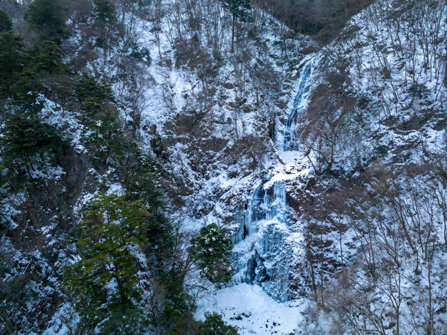 白猪の滝の氷瀑